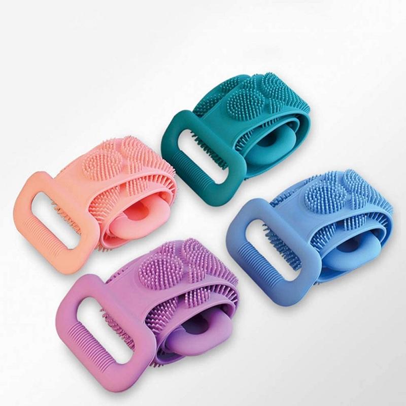 Silicone Shower Scrubber – Dual-Sided Deep Cleansing & Gentle Exfoliation!!