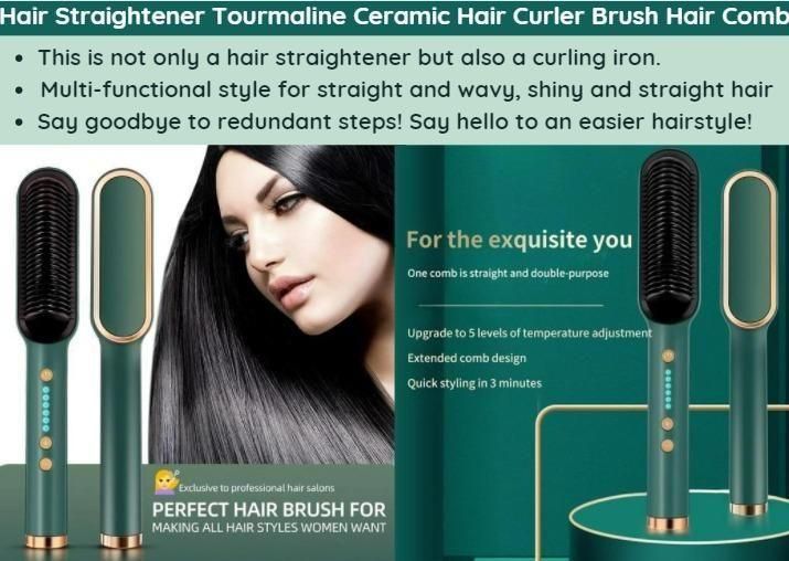 Professional 2-in-1 Hair Straightener & Curler – Effortless Styling, Anytime!