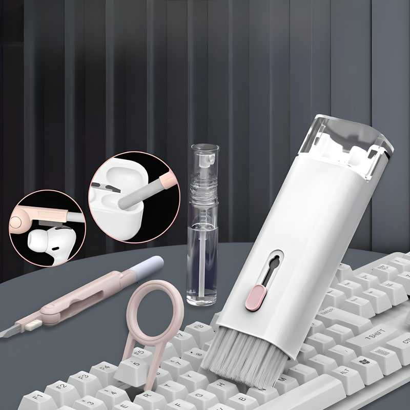 7-in-1 Electronic Cleaner Kit with Brush – Keep Your Gadgets Spotless!