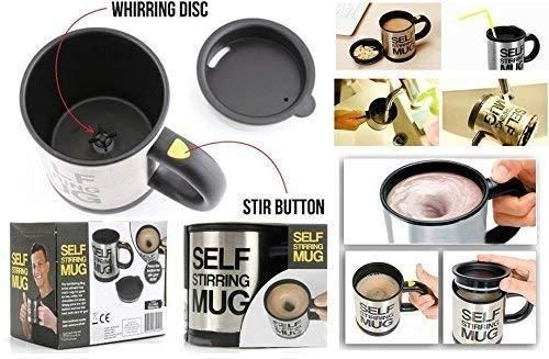 Self-Stirring Coffee Mug – Effortless Mixing, Ultimate Convenience!