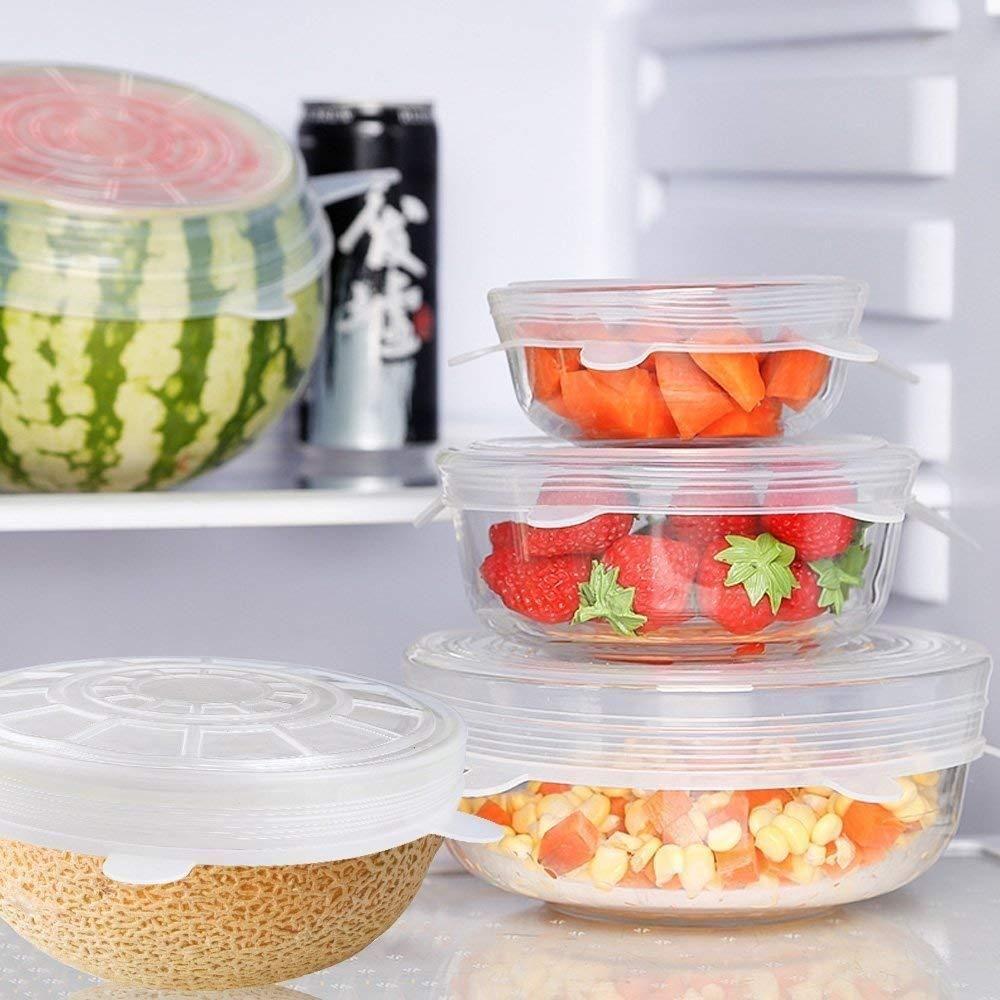 Reusable Silicone Stretch Lids – The Ultimate Food Saver!