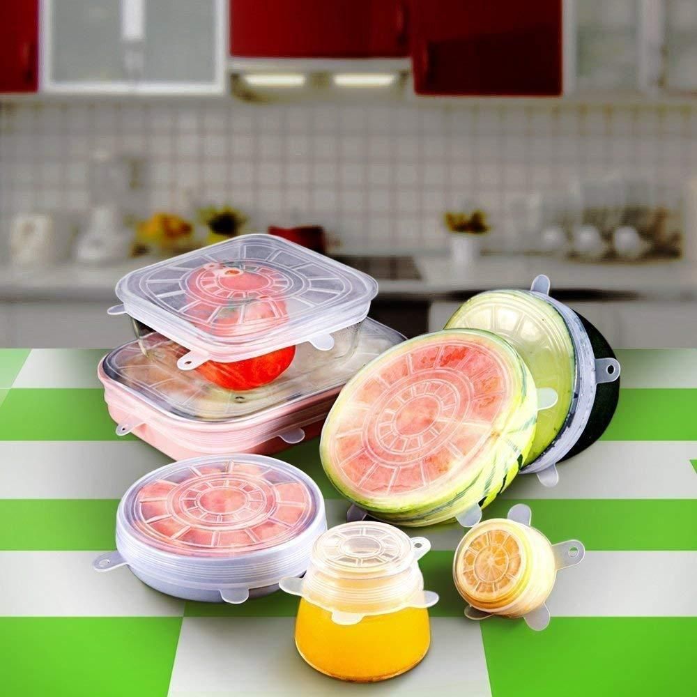 Reusable Silicone Stretch Lids – The Ultimate Food Saver!