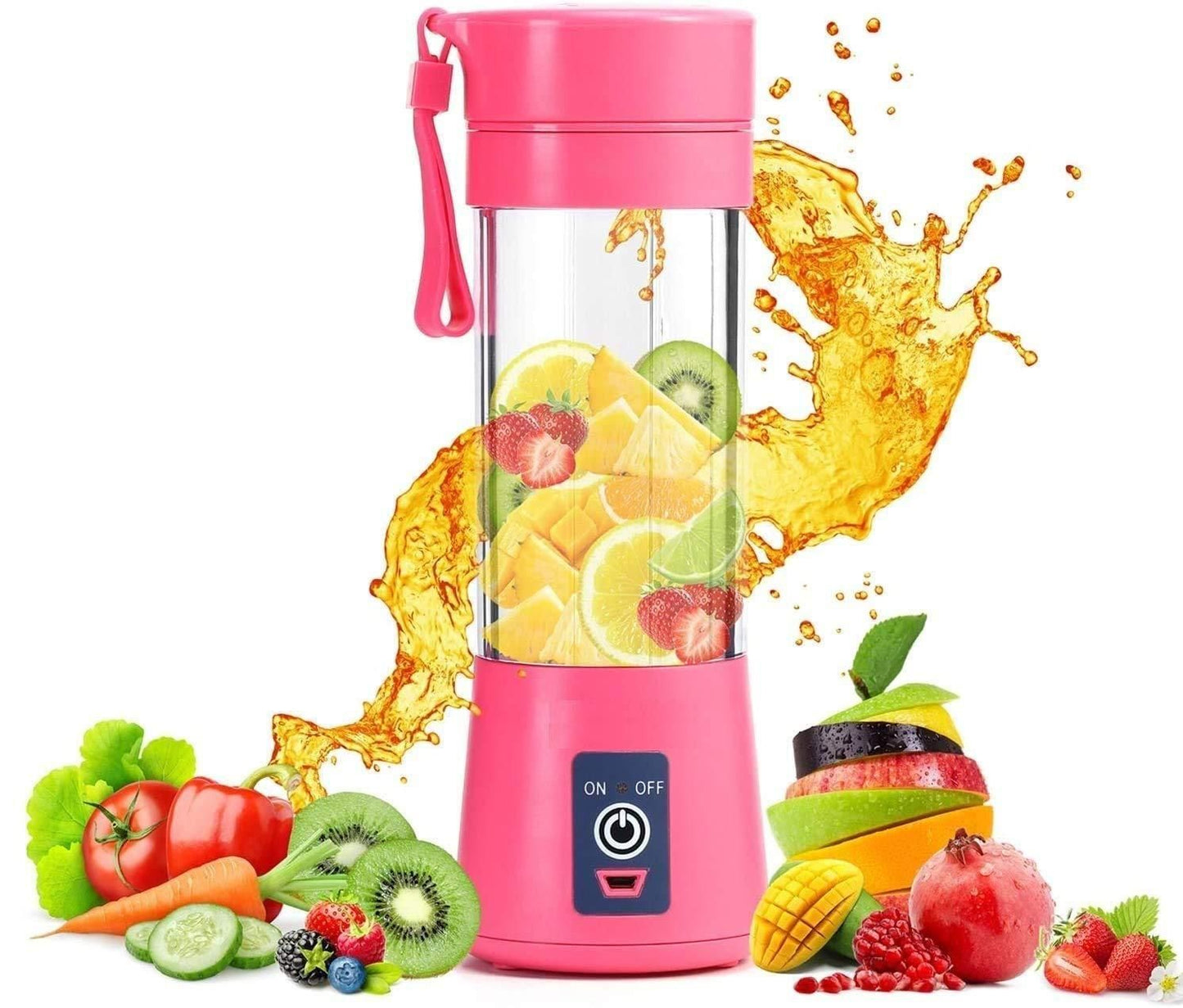 Portable Electric 6-Blade USB Juicer – Fresh Blends, Anytime, Anywhere!