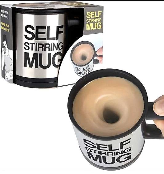 Self-Stirring Coffee Mug – Effortless Mixing, Ultimate Convenience!