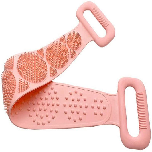 Silicone Shower Scrubber – Dual-Sided Deep Cleansing & Gentle Exfoliation!!