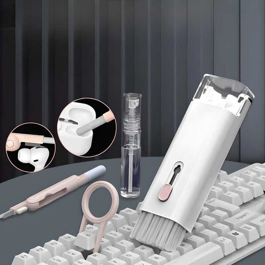 7-in-1 Electronic Cleaner Kit with Brush – Keep Your Gadgets Spotless!