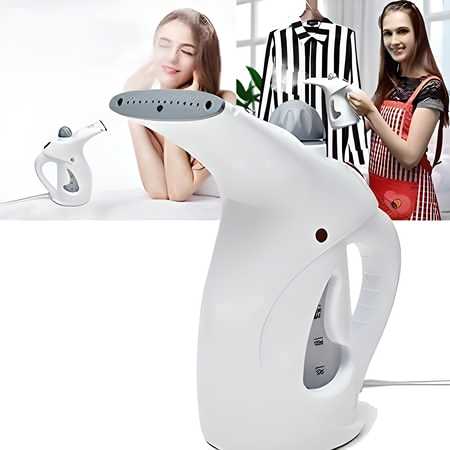 Fast Heat-Up Portable Handheld Garment & Facial Steamer – Effortless Steaming, Anytime!
