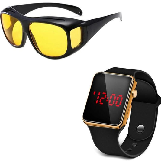 Day & Night HD Vision Wrap Around Goggles – Clarity &amp; Comfort for Every Drive! 🚗🕶️