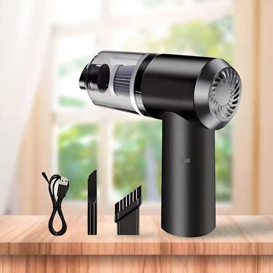 2-in-1 Handheld Vacuum Cleaner &amp; Air Duster – Powerful &amp; Wireless Cleaning! 🚗🏠