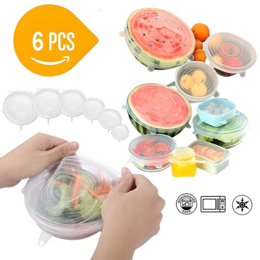 Reusable Silicone Stretch Lids – The Ultimate Food Saver!