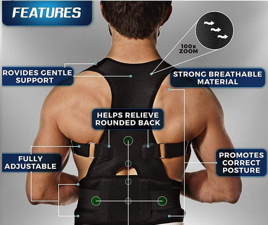 Posture Corrector Belt  (Unisex) – Stay Confident, Stay Aligned! 💪🩺