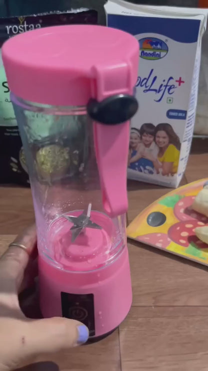 Portable Electric 6-Blade USB Juicer – Fresh Blends, Anytime, Anywhere!